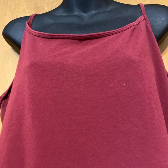 My Style Burgundy  Woman's Tank Top Size 2x - Picture 2 of 4